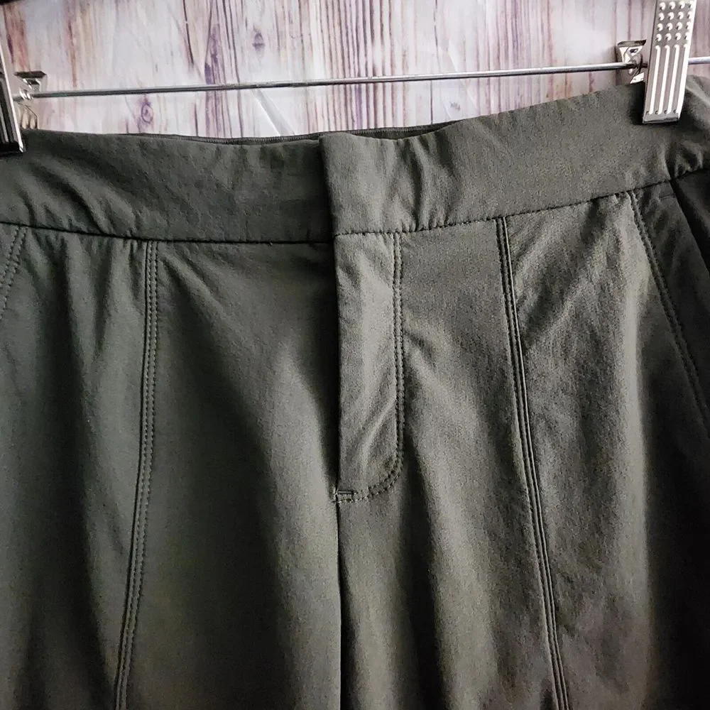 Athleta Wander Stash Skinny Hiking Travel Pant In Mountain Olive Green Women's 2